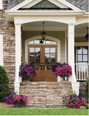 Wood-sash door by Lifetime Windows & Doors