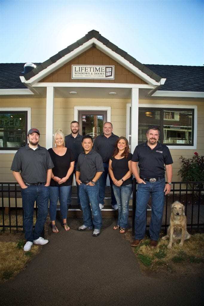 The Lifetime Windows & Doors install team