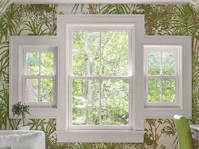 Modern room with energy-efficient Marvin windows