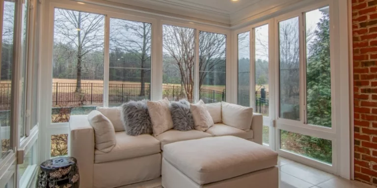New windows and a glass patio door