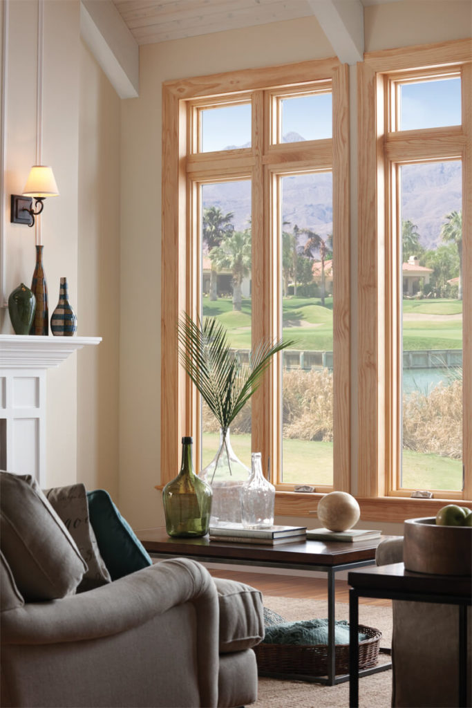 energy efficient windows add a touch of elegance to this home